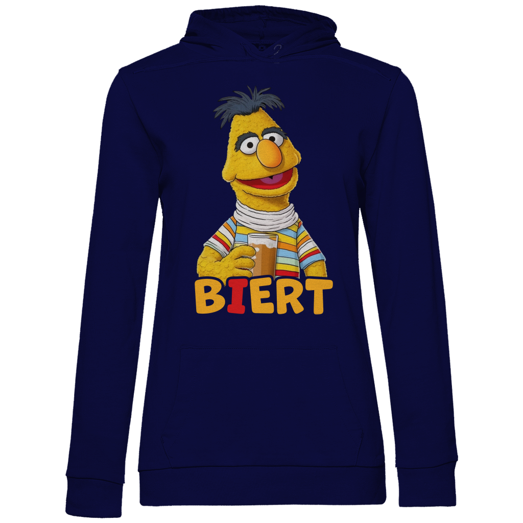 Sesamstraße - Bert Biert - Damen Hoodie Navy Blue