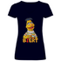 Sesamstraße - Bert Biert - V-Neck Damenshirt Deep Navy