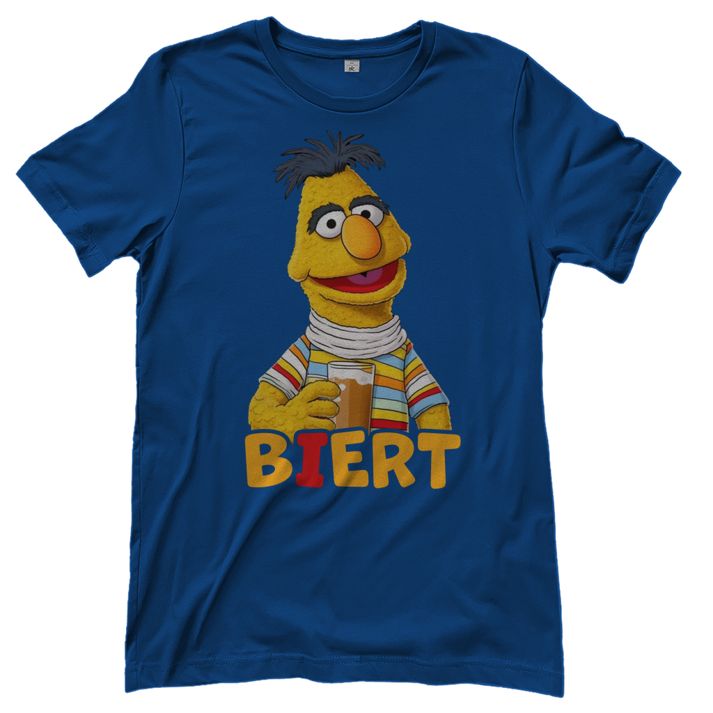 Sesamstraße - Bert Biert - Damenshirt Royal Blue