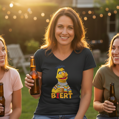 Sesamstraße - Bert Biert - V-Neck Damenshirt