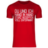 Du und ich Hand in Hand - Herren Shirt Red