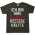 Ich bin ihre besoffene Hälfte - Herren Shirt Urban Khaki