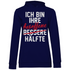 Ich bin ihre besoffene Hälfte - Damen Hoodie Navy Blue