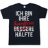 Ich bin ihre besoffene Hälfte - Herren Shirt Navy