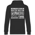 Betrunken bin ich wie ein Politiker - Unisex Hoodie Black