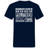 Betrunken bin ich wie ein Politiker - Herren V-Neck Shirt Navy