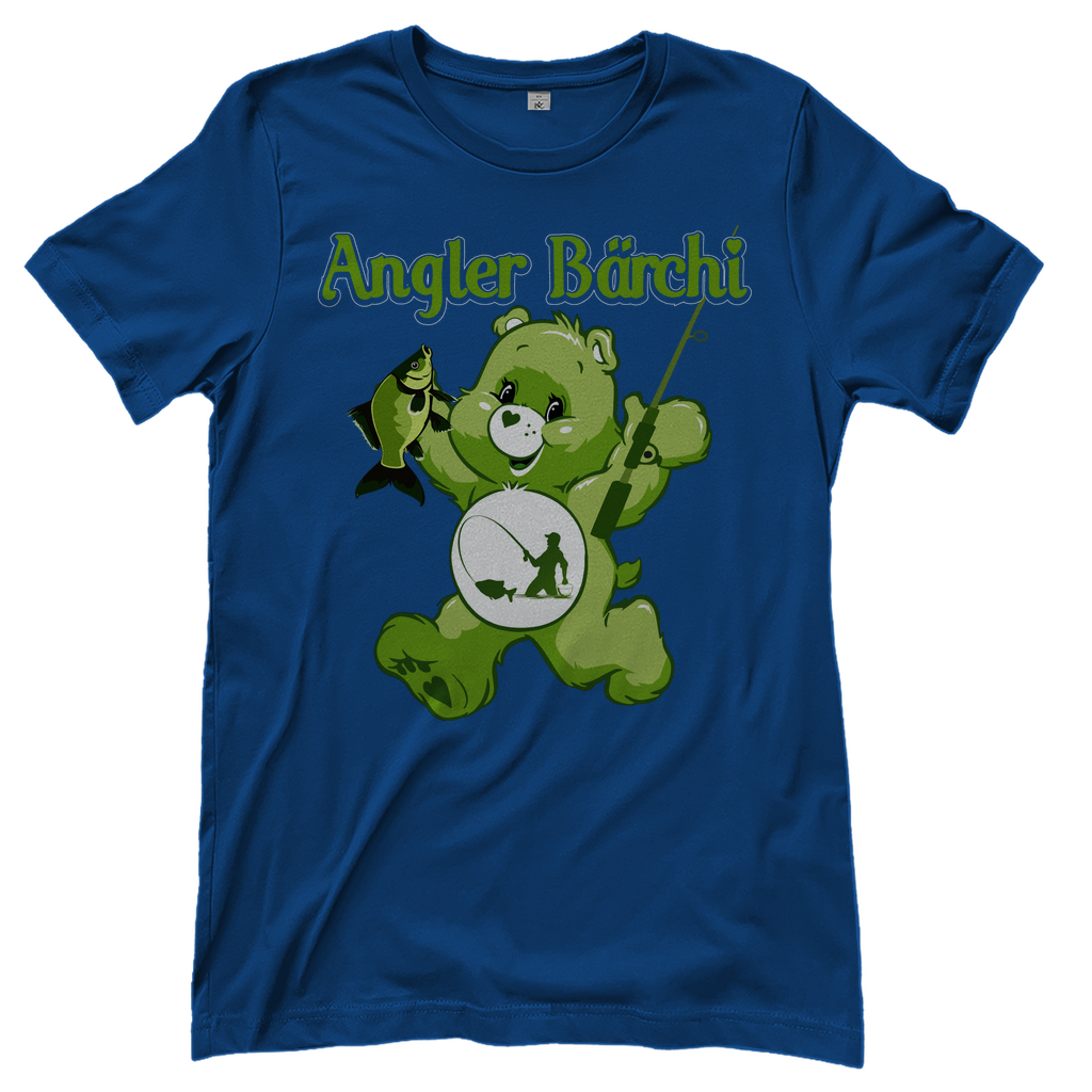 Angler Bärchi - Glücksbärchi - Damenshirt Royal Blue