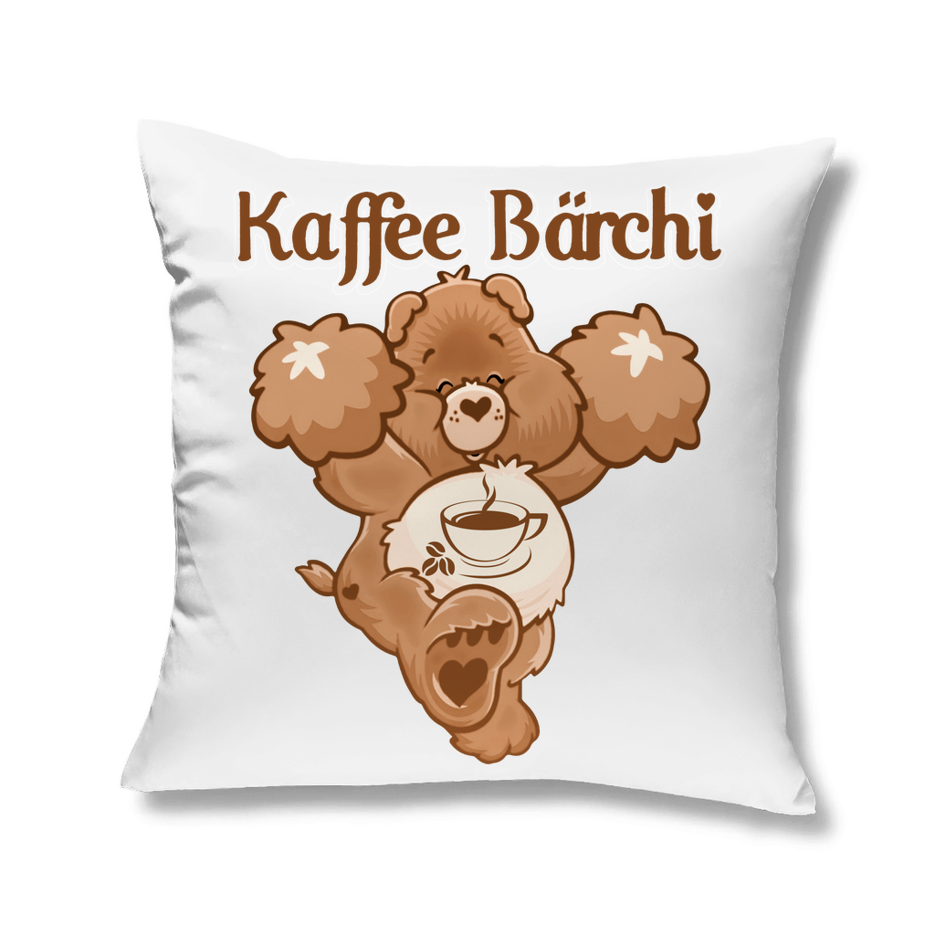 Kaffee Bärchi - Glücksbärchi - Kopfkissen White 40x40