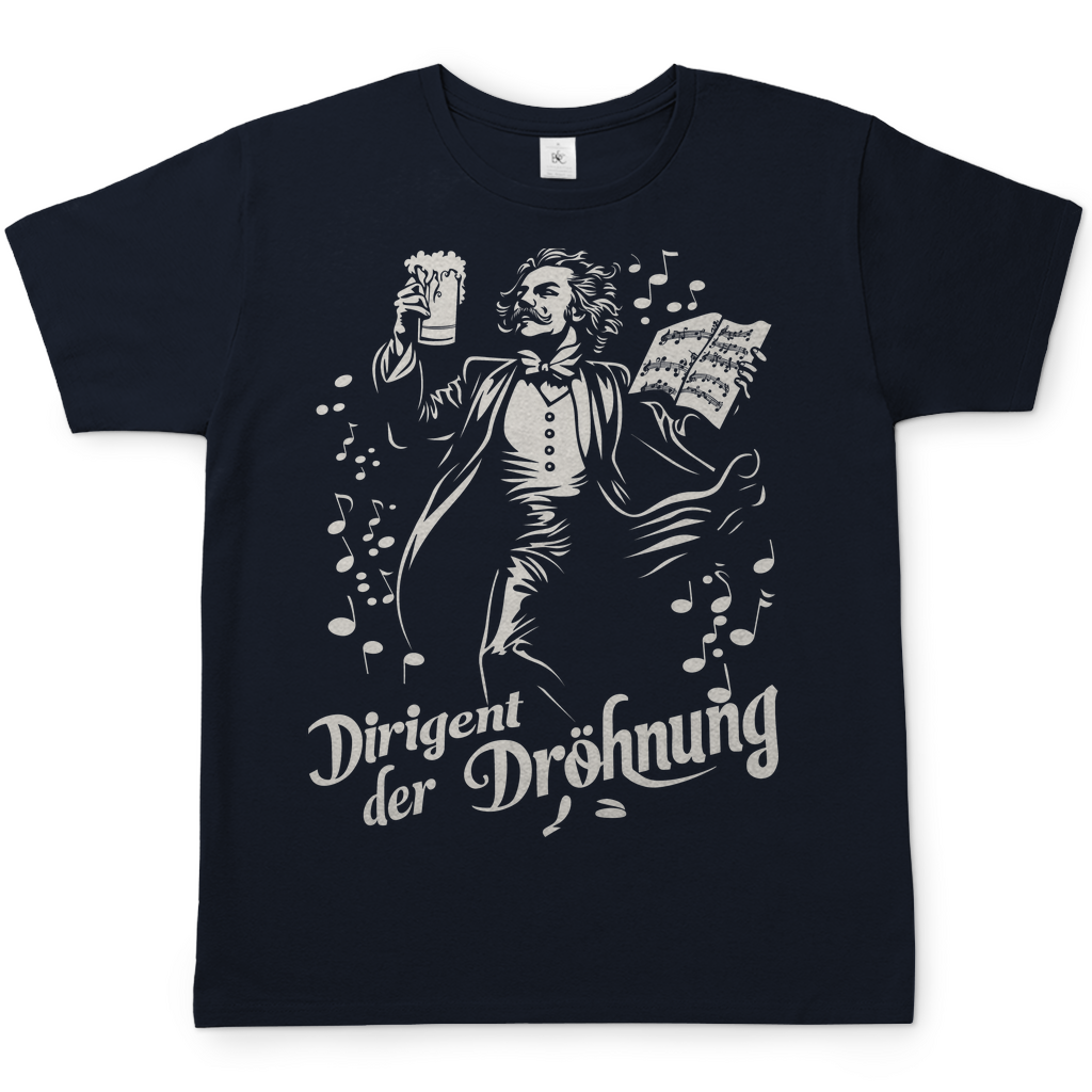 Dirigent der Dröhnung - Herren Shirt Navy