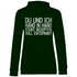 Du und ich Hand in Hand - Damen Hoodie Forest Green