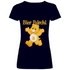 Bier Bärchi - Glücksbärchi - V-Neck Damenshirt Deep Navy
