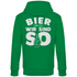 Bier und ich wir sind so - Unisex Hoodie Kelly Green