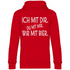 Ich mit dir. Du mit mir. Wir mit Bier. - Unisex Hoodie Red