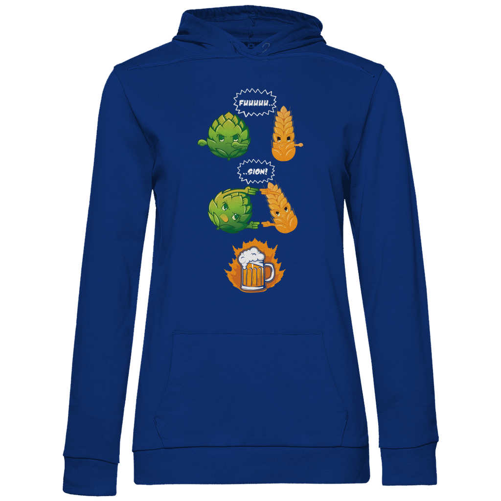 Bier Fusion - Damen Hoodie Royal
