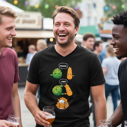 Bier Fusion - Herren V-Neck Shirt