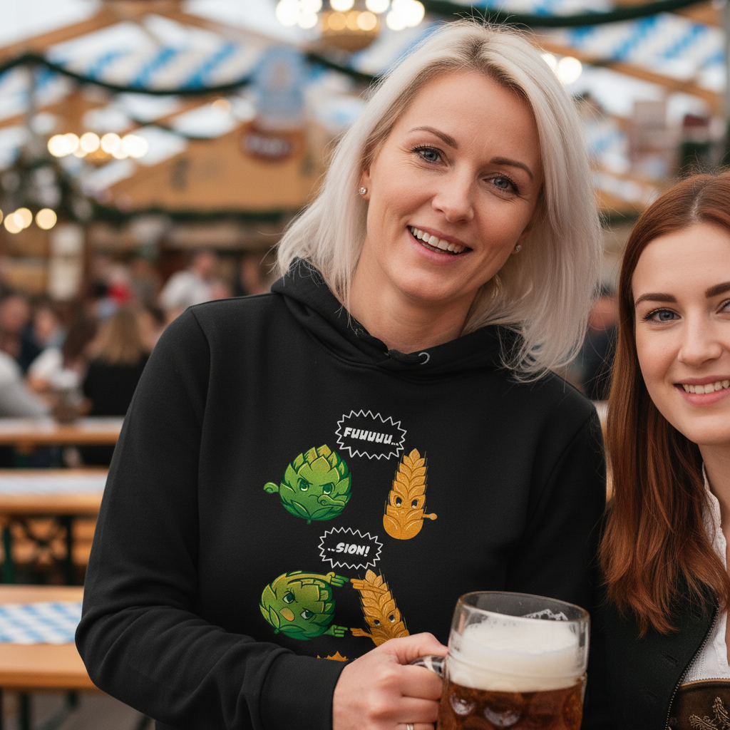 Bier Fusion - Damen Hoodie