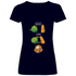 Bier Fusion - V-Neck Damenshirt Deep Navy