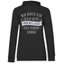 Nur hübsch sein reicht nicht Bier trinken - Damen Hoodie Black