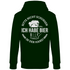 Bitte nicht schubsen - Unisex Hoodie Forest Green