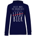 Alles was du brauchst ist Bier - Damen Hoodie Navy Blue