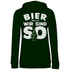 Bier und ich wir sind so - Damen Hoodie Forest Green