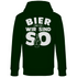 Bier und ich wir sind so - Unisex Hoodie Forest Green