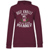 Bier knallt besser als die meisten Männer - Damen Hoodie Wine