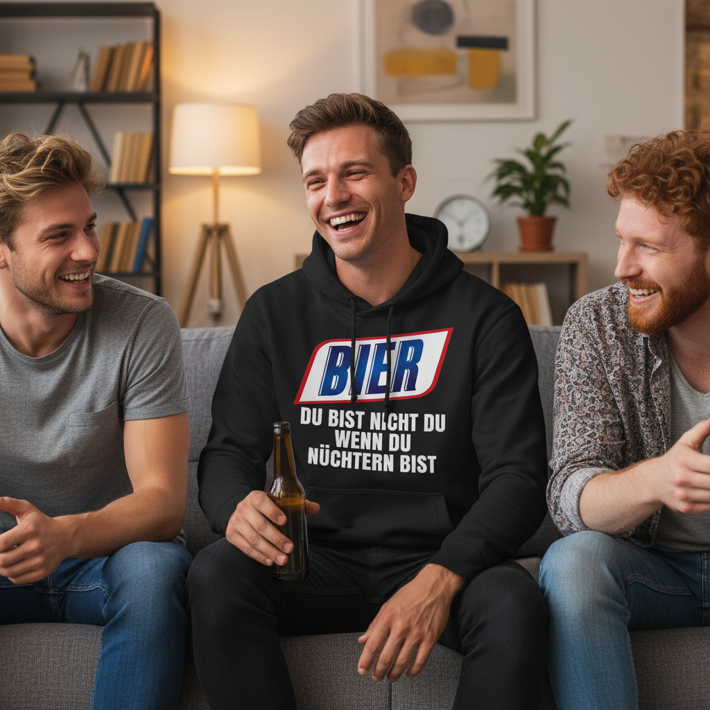 Bier du bist nicht du wenn du nüchtern bist - Unisex Hoodie