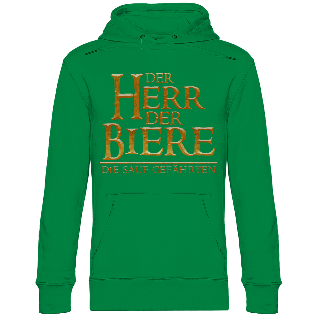 Der Herr der Biere die sauf Gefährten HDR - Unisex Hoodie Kelly Green