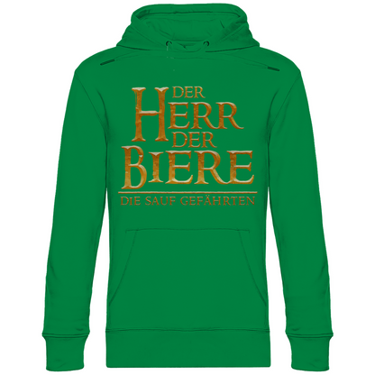 Der Herr der Biere die sauf Gefährten HDR - Unisex Hoodie Kelly Green