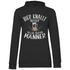 Bier knallt besser als die meisten Männer - Damen Hoodie Black