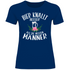 Bier knallt besser als die meisten Männer - Damenshirt Navy