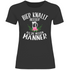 Bier knallt besser als die meisten Männer - Damenshirt Black