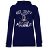 Bier knallt besser als die meisten Männer - Damen Hoodie Navy Blue