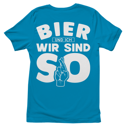 Bier und ich wir sind so - Damenshirt Atoll