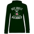 Bier knallt besser als die meisten Männer - Damen Hoodie Forest Green