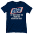 Bier du bist nicht du wenn du nüchtern bist - Damenshirt Navy