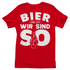 Bier und ich wir sind so - Damenshirt Red
