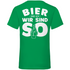 Bier und ich wir sind so - Herren V-Neck Shirt Kelly Green