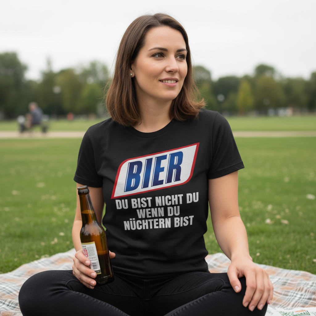 Bier du bist nicht du wenn du nüchtern bist - Damenshirt