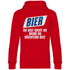 Bier du bist nicht du wenn du nüchtern bist - Unisex Hoodie Red