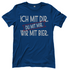 Ich mit dir. Du mit mir. Wir mit Bier. - Damenshirt Royal Blue