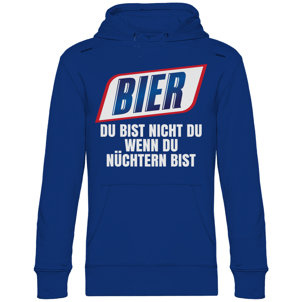 Bier du bist nicht du wenn du nüchtern bist - Unisex Hoodie Royal