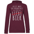 Alles was du brauchst ist Bier - Damen Hoodie Wine