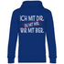 Ich mit dir. Du mit mir. Wir mit Bier. - Unisex Hoodie Royal