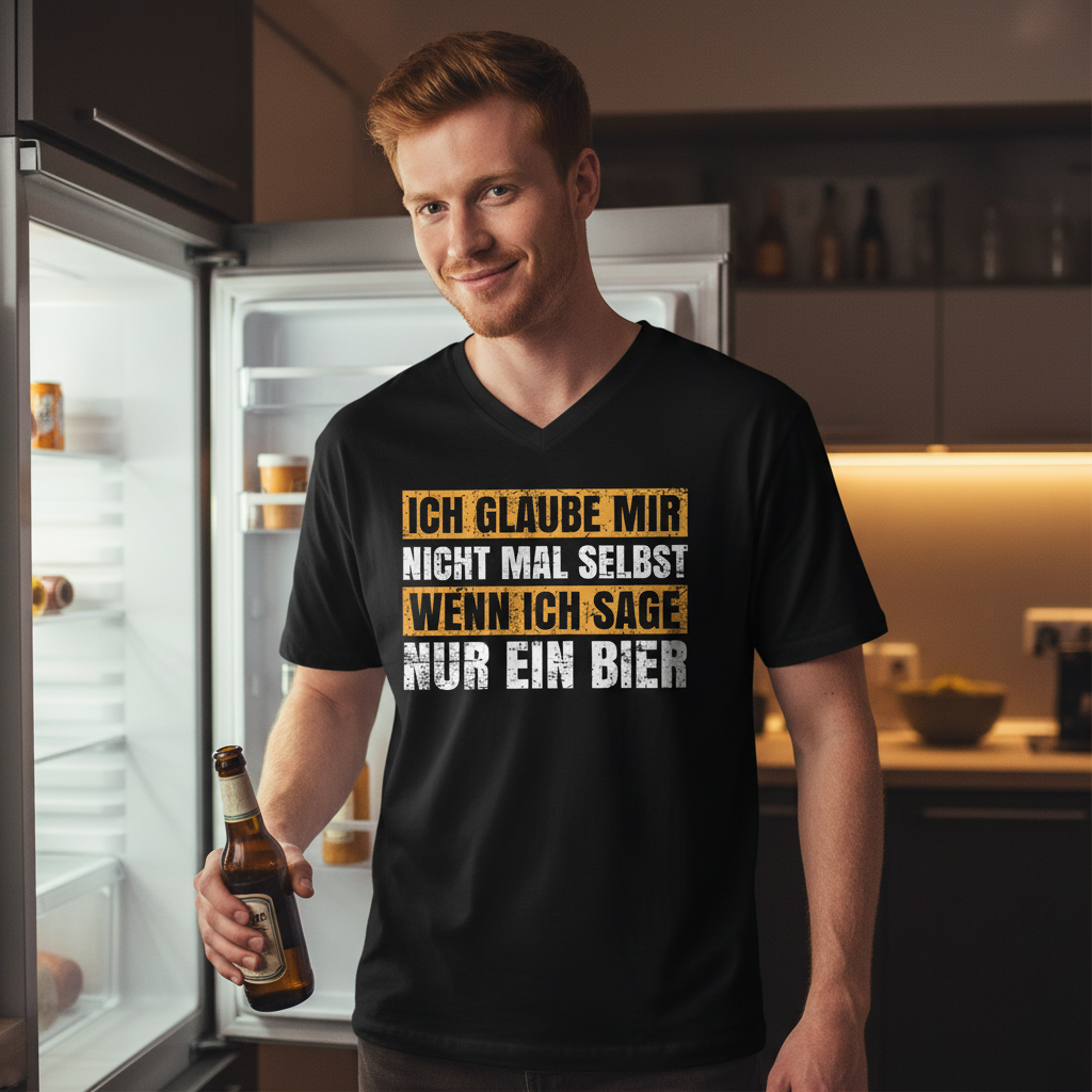 Ich glaube mir nicht mal selbst - Herren V-Neck Shirt