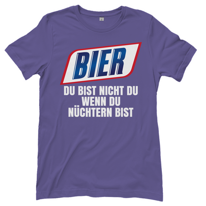 Bier du bist nicht du wenn du nüchtern bist - Damenshirt Millennial Lilac