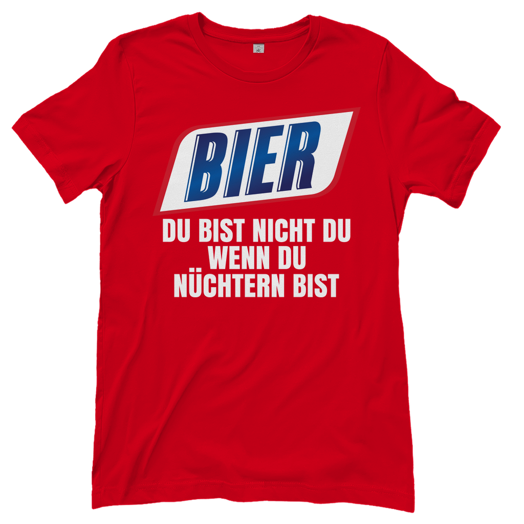 Bier du bist nicht du wenn du nüchtern bist - Damenshirt Red