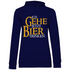 Ich gehe jetzt Bier trinken HDR - Beidseitiger Druck - Damen Hoodie Navy Blue