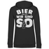 Bier und ich wir sind so - Damen Hoodie Black
